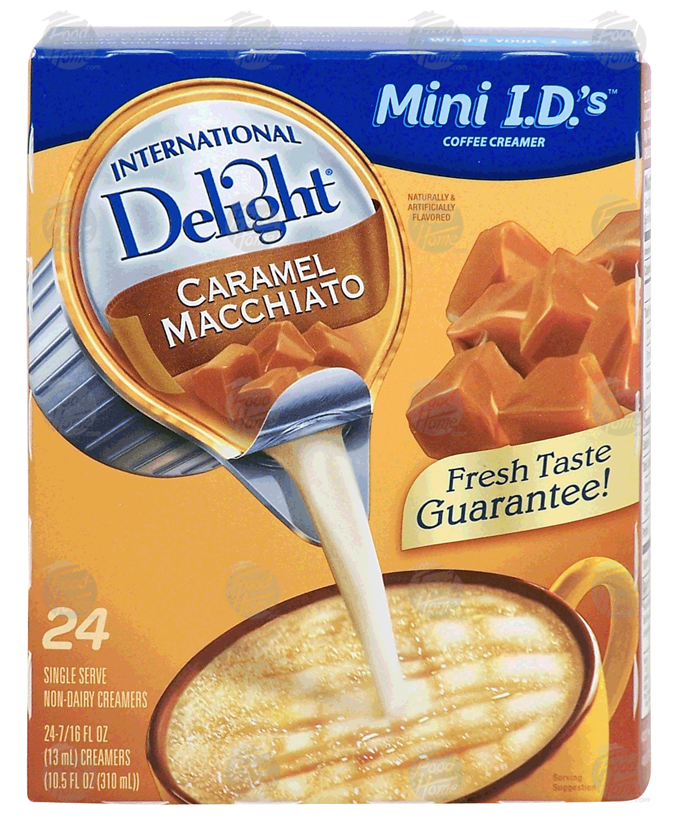 International Delight Mini I.D.'s caramel macchiato flavored coffee creamer, 24 single serve non-dairy creamers Full-Size Picture